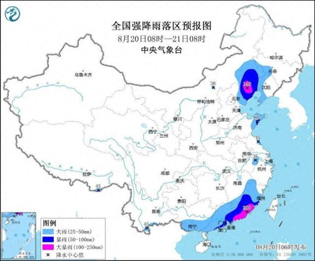 暴雨黄色预警内蒙古这些地方将有强降水(图1)
