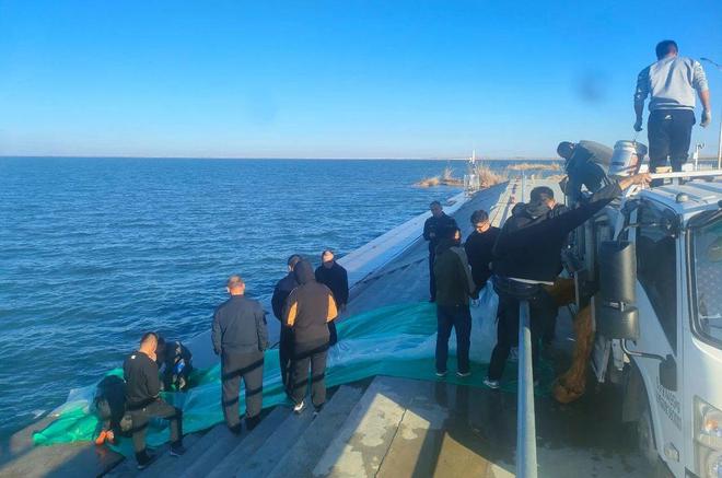 新疆阿勒泰地区开展2024年生态保护渔业资源增殖放流活动(图1)