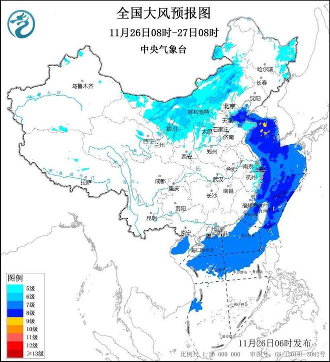 冷冷冷！暴雪、寒潮、大风三预警齐发(图1)