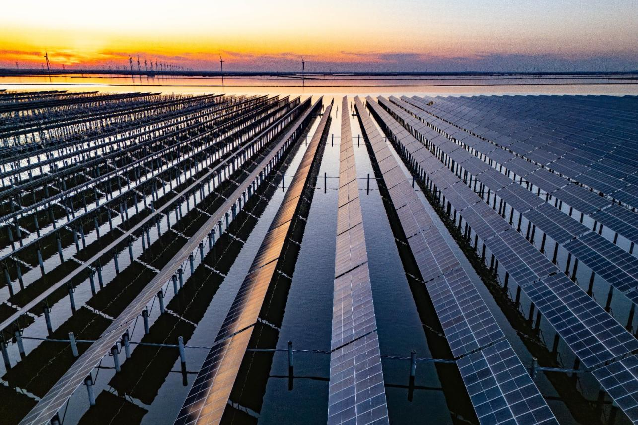 全国装机规模最大“渔光互补”项目并网发电(图2)